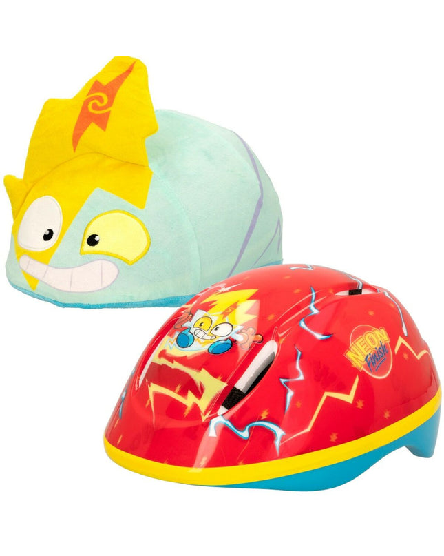 SuperThings Kinderhelm for kids, 52-55 cm, colorful sport and outdoor helmet designed for cycling and outdoor activities.