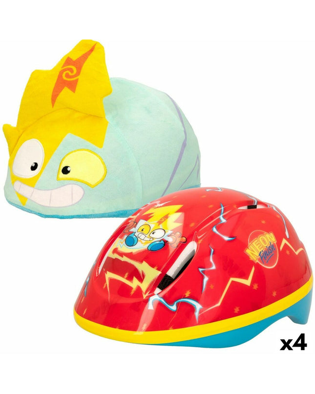 SuperThings Kinderhelm sport and outdoor bike helmet, 52-55 cm, colorful design for kids' cycling safety.
