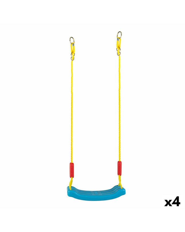 Set of four Colorbaby swing chairs for outdoor play, measuring 36 x 173 x 15 cm, suitable for children’s outdoor activities.