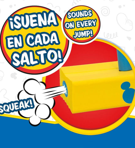 Set of four Mickey Mouse 3D pogo-jumpers for kids, colorful outdoor recreational sports toys featuring Mickey Mouse design.