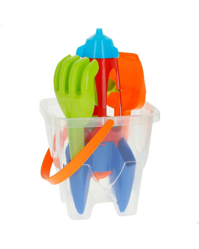 Colorbaby plastic strand toy set with 16 colorful pieces for outdoor play and fun activities.