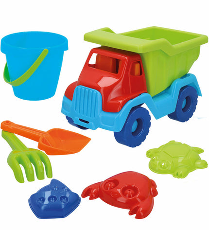 Colorbaby plastic strand toy set with 12 colorful pieces for outdoor play and games, suitable for children.
