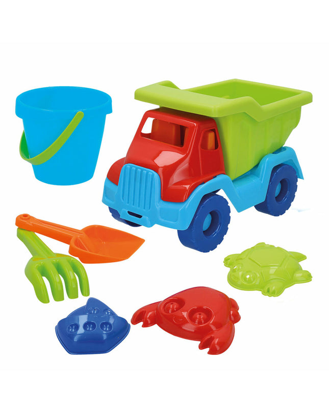 Colorbaby plastic strand toy set with 12 colorful pieces for outdoor play and games, suitable for children.
