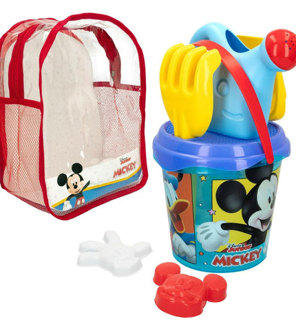 Set of 12 Mickey Mouse plastic playground toys, 18 cm, made of polypropyleen, for outdoor play and games.