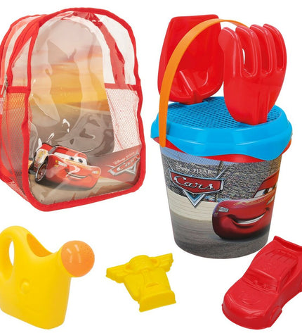 Cars brand plastic car toy set with 12 pieces, colorful and suitable for outdoor play and imaginative games.