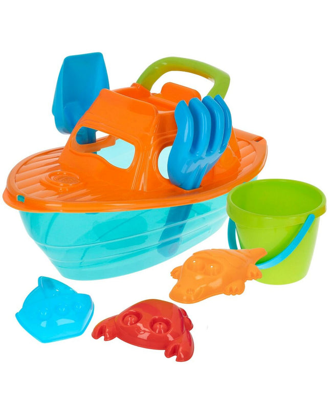 Colorbaby plastic strand toy set with 10 colorful polypropylene pieces for outdoor play and games.
