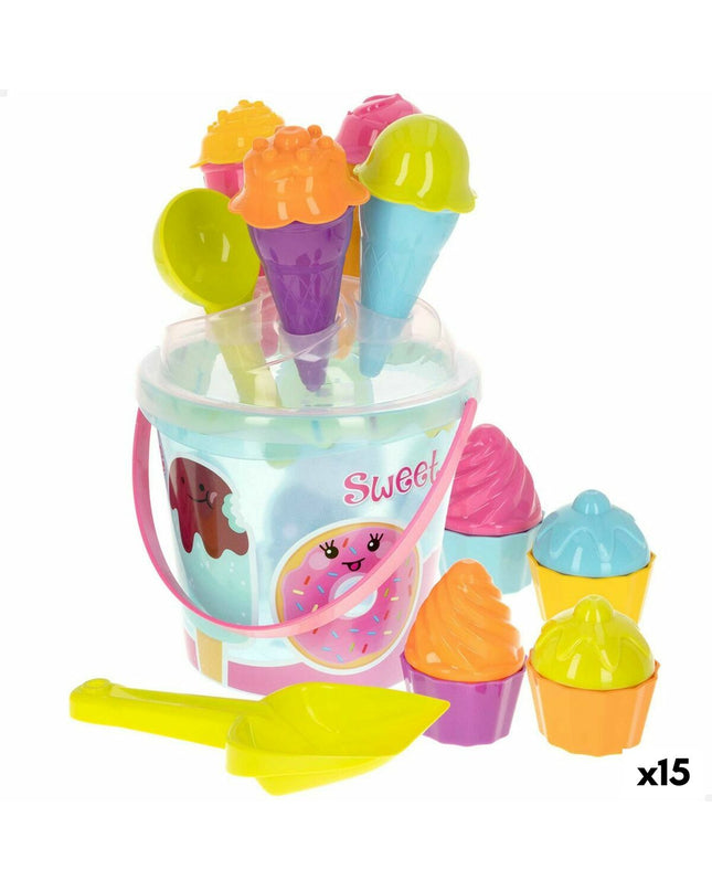 Colorbaby plastic strand toy set with 15 pieces, suitable for outdoor play and children's games, colorful and lightweight.