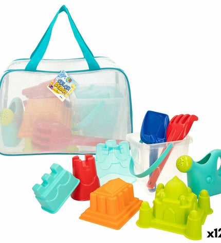 Colorbaby polypropylene strand toy set with 12 colorful pieces, suitable for outdoor play and sports activities.
