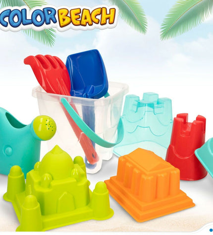 Colorbaby 12-piece polypropylene strand toy set for outdoor play, featuring colorful flexible strands for kids' games and activities.