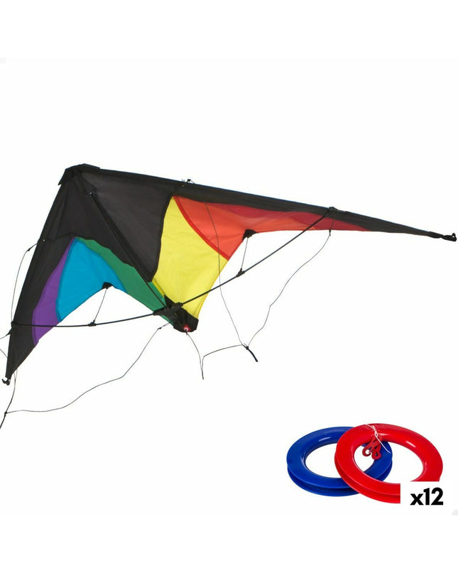 Eolo Komeet Eolo Pop-Up Magic rainbow 125x72 cm set of 12 outdoor recreational sports toys, colorful and lightweight.