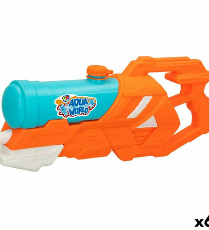 Colorbaby water pistols set with six 970 ml water guns, colorful, lightweight, suitable for outdoor play, dimensions 42.5 x 18.5 x 9.5 cm.