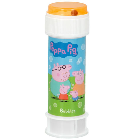 Peppa Pig Bellenblazer toy set, 60 ml bubble solution, colorful plastic bubbles, suitable for outdoor play, brand Peppa Pig.