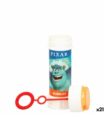 Pixar Bellenblazer 60ml bubble toy pack showing colorful bubble solution bottles with playful packaging, perfect for outdoor fun.