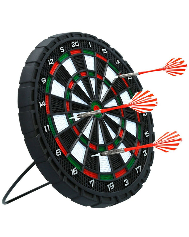 Colorbaby dart target set with six 31cm colorful dartboards, suitable for outdoor and sports dart games.