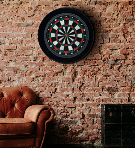 Colorbaby dartboard set with six colorful targets, 31 cm diameter, designed for outdoor sports and dart games.