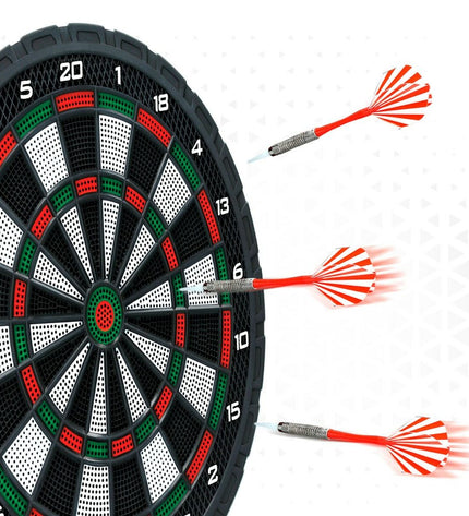 Colorbaby dartboard set with six colorful target circles, designed for outdoor dart games and sports activities.