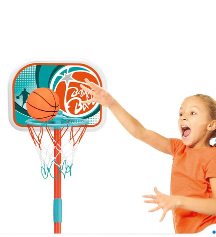 Set of four Colorbaby basketballs, 33 x 106 x 29 cm, suitable for sport and outdoor use, colorful and durable.