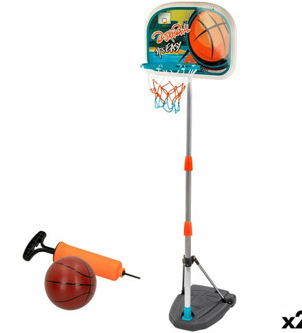 Pair of Colorbaby basketballs in blue, 46.5 x 165 x 40 cm, designed for outdoor sports and recreational play.