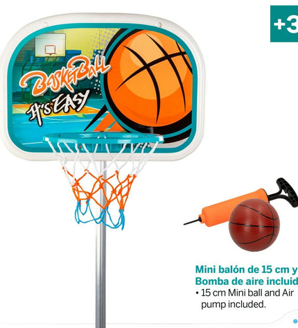 Two Colorbaby basketballs for outdoor sports, measuring 46.5 x 165 x 40 cm, ready for play in the sport and outdoor category.