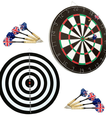 Set of four Aktive dart target rings, 45x45x3 cm, designed for sport and outdoor darts games.