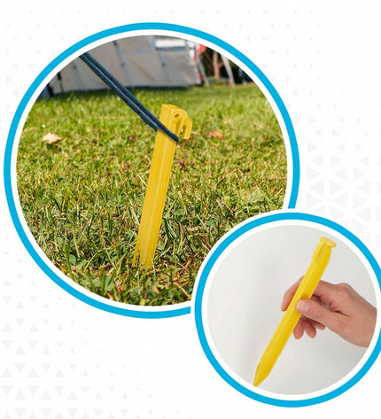 Aktive Campingharingen set with 6 active components, 24 pieces, suitable for outdoor camping and hiking activities.
