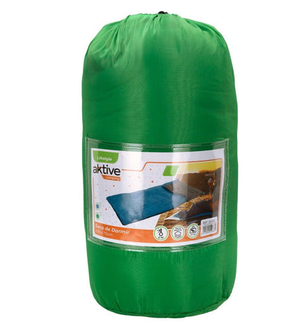 Set of four Aktive sleeping bags for camping and outdoor activities, measuring 190 x 75 cm, ideal for outdoor adventures.