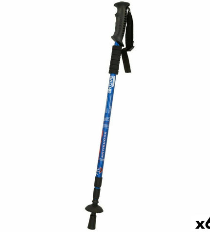 Pair of Aktive trekking trekking poles for hiking and outdoor activities, shown with adjustable grips and sturdy construction.
