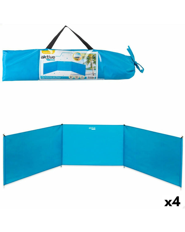Aktive windscherm for outdoor camping and hiking, measures 300 x 84/85 cm, lightweight and portable for outdoor activities.