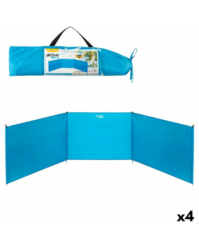 Aktive Windscherm voor outdoor kamperen en wandelen, 200 x 84 x 2 cm, windbeschermingsaccessoire voor sport en outdoor activiteiten.