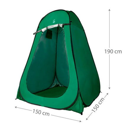 Aktive Kampeertent Aktive for outdoor camping and hiking, shown set up in a natural outdoor environment.