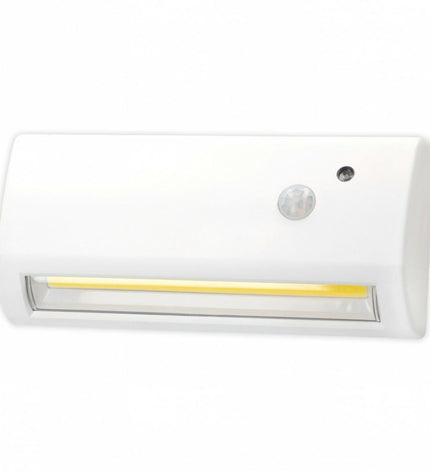 Set of 12 Aktive LED outdoor wall lamps in white, measuring 14.5 x 3.5 x 6.5 cm, suitable for garden outdoor decoration.