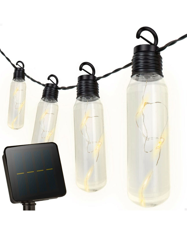 Outdoor decorative LED light garland by Aktive, 180x17.5x4 cm, with six active LED strands for garden decor.