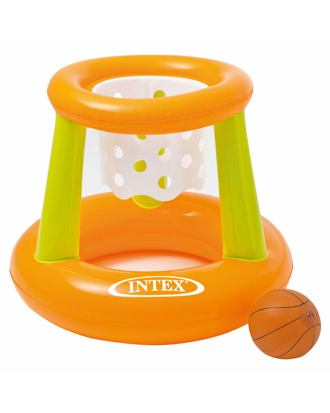Set of 12 inflatable Intex basketball game toys, each 67x55x67 cm, designed for outdoor play and sports activities.