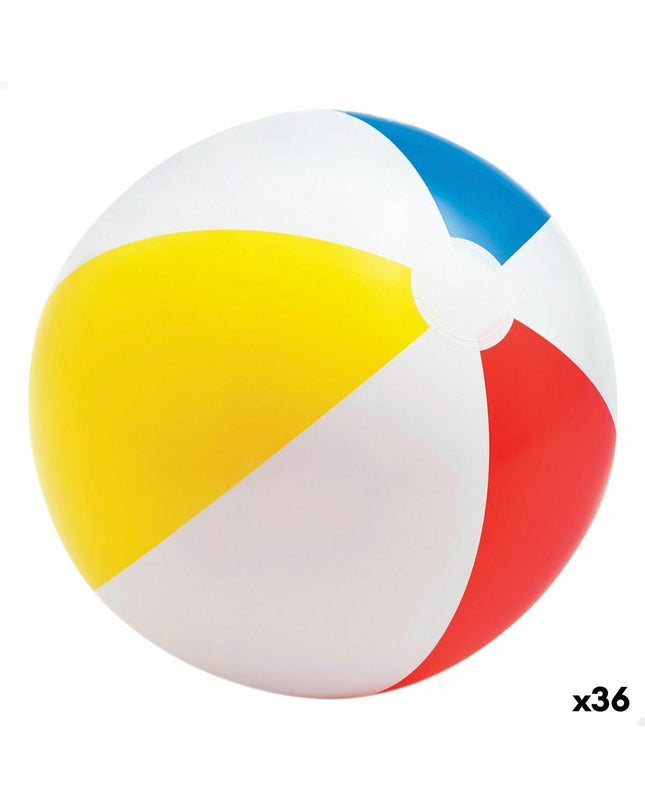 Set of 36 Intex PVC inflatable balls, 51x51x51 cm, suitable for outdoor play and sports, made of durable PVC material.