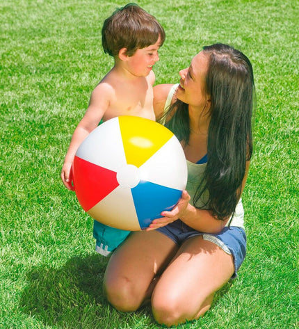 Set of 36 Intex PVC inflatable balls, 51x51x51 cm, suitable for outdoor play and sports, in bright colors.