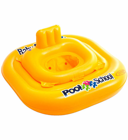 Set of 12 yellow baby swimming rings by Intex, 79 x 23 x 79 cm, designed for play and outdoor water activities