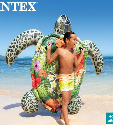 Four Intex inflatable pool figures in various shapes, measuring 170 x 38 x 191 cm, designed for outdoor play and fun.