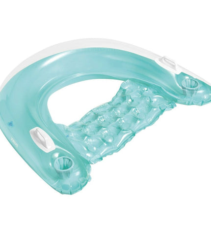 Inflatable Intex Sit N'Float pool chair, 152 x 28 x 99 cm, designed for outdoor swimming and relaxation in the pool.