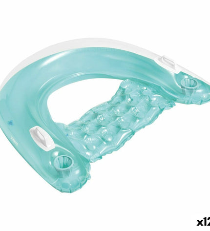Inflatable Intex Sit N'Float pool chair in blue, 152x28x99 cm, perfect for relaxing in the pool.