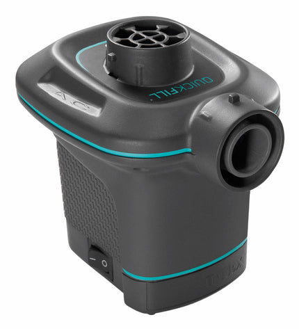 Intex Quick Fill electric air pump for camping and outdoor use, 220-240V, with six units, compact and portable design