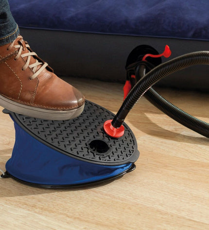Intex Voetpomp for sport and outdoor cycling, compact foot pump with ergonomic design, suitable for bicycle tires.