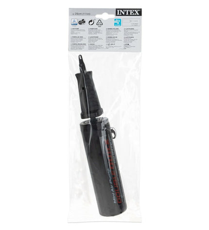 Intex Mini air pumps for camping and outdoor activities, showing multiple compact portable air pumps in a set.