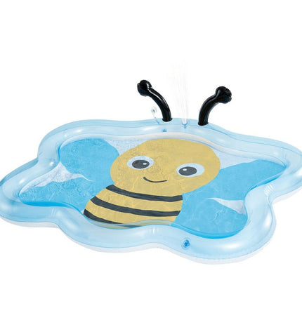 Six Intex inflatable children's swimming pools, 127 x 102 x 28 cm, suitable for outdoor play and water fun.