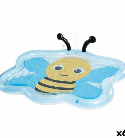 Set of six Intex inflatable kiddie pools with dimensions 127 x 102 x 28 cm, perfect for outdoor play and water fun.