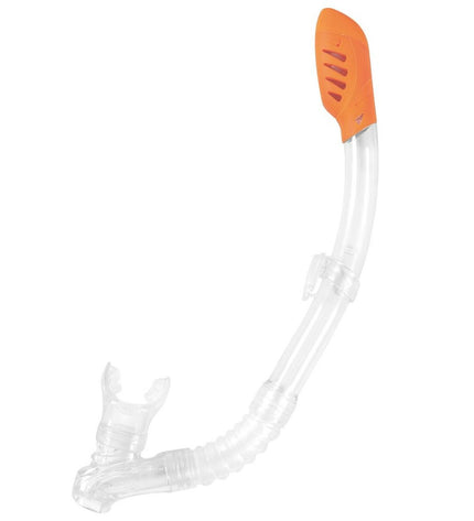 Set of six orange Intex Wave Rider snorkel masks and snorkel tubes for kids, suitable for watersport and outdoor swimming activities.