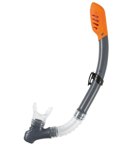 Set of six blue Intex Reef Rider snorkel masks and snorkel tubes for children, ideal for watersport and outdoor swimming activities.