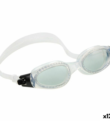 Set of 12 Intex Zwembril Pro Master swimming goggles for water sports and outdoor swimming activities.