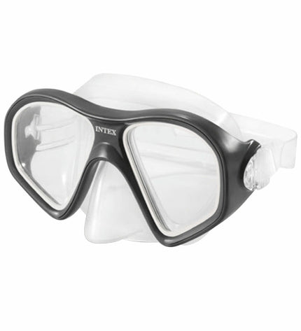 Intex Reef Rider snorkel goggles for watersports, featuring adjustable straps and clear lenses for underwater visibility.