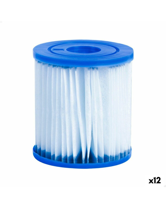 Intex filter for water purification system, replacement H-type cartridge, suitable for garden pools, jacuzzis, and swimming pools.