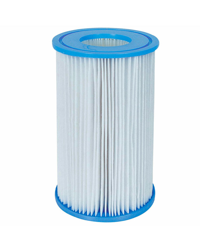 Intex Navulling Filter voor zuiveringsinstallatie, type A, voor tuinzwembaden en jacuzzi's, witte filter cartridge on white background.
